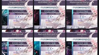 【arcaea】エイプリルフール譜面全7曲 理論値 スマホ手元 [upl. by Janaya]