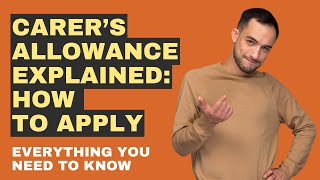 Carer’s Allowance Explained How To Apply [upl. by Enyawal325]