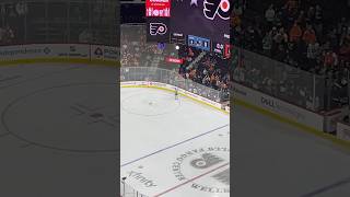 San Jose Sharks Macklin Celebrini warming up vs Flyers 111124 [upl. by Ayocat]