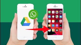 2 façons Comment restaurer la sauvegarde Whatsapp de Google Drive vers iPhone 151413 [upl. by Narhem]