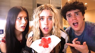 Throwing Up Blood PRANK on my BEST FRIENDS Funny Reaction [upl. by Akoyin48]