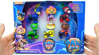 Paw Patrol Unboxing Review  PAW Patrol The Mighty Movie Toy Collection [upl. by Yrollam]