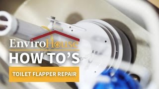 Toilet Flapper Repair  EnviroHouse How To [upl. by Bathsheba]