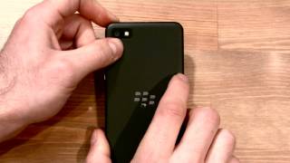 BlackBerry Z10 Hardware Review  MobileSyrupcom [upl. by Rondon146]