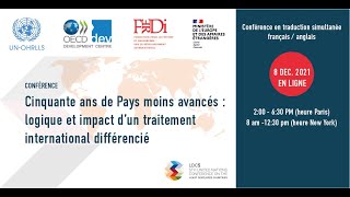 Webinaire 50 ans de Pays moins avancés logique et impact d’un traitement international différencié [upl. by Acinimod136]