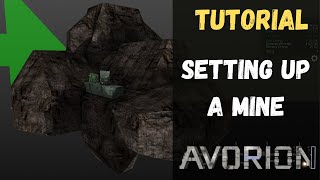 Avorion  Tutorial  Setting Up Your Own Mine  Generating Passive Income [upl. by Niad401]