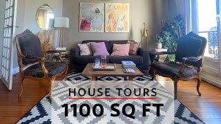 House Tours A 1100 Sq Ft Parisian Apartment in France [upl. by Rotciv808]