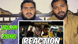 Zalmi Yama Song  Reaction Video  Abdullah Siddiqui Nehaal Naseem amp Zahoor ft Hania Amir [upl. by Verity580]