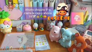 Ahorro chiquito 9° y Cierra la caja y ahorra 19°🎲💰💵🍂💌retosdeahorro ahorramas ahorratiempo [upl. by Alta462]