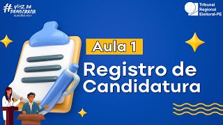 Aula 01  Registro de Candidatura [upl. by Attekram277]