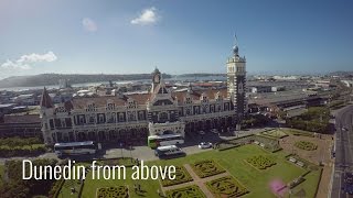 Beautiful Dunedin New Zealand from above In 4K [upl. by Akinwahs980]