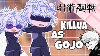 Killuas friends react to Killua as GojoKilluas future is gojo  By part 1 HunterxHunter [upl. by Naejeillib154]