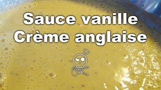 Sauce vanille  crème anglaise  recette facile  pâtisserie  dessert  Albarock [upl. by Amethyst]