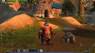 Pandaren Hunter Bow amp Gun Animations  WoW Warcraft Mists Of Pandaria Beta [upl. by Ahsieat]