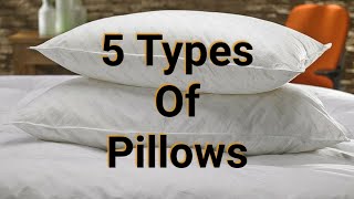 Memory Foam Pillows I 5 Types of Pillows I Feather Pillows  Cotton Pillows I Synthetic Pillows [upl. by Hairu]