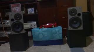 DENON SCME33 speaker with full range woofer to VACUUM tube amplifier demo 3 [upl. by Letsirc]