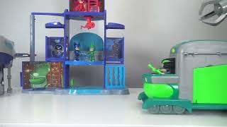 Pj Masks Toys Videos Compilations Giant Surprise Toys Headquarters Playset Owlette Gekko Catboy [upl. by Janik422]