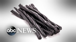 Construction worker dies after eating black licorice [upl. by Aleetha347]