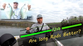 Are LONG Crappie Rods better for Crappie Fishing Watts Bar Lake ep3 [upl. by Darlene623]