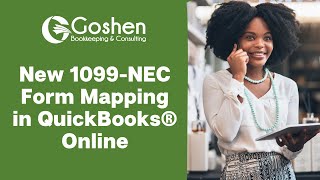 New 1099 NEC Form Mapping Process in QuickBooks® Online [upl. by Humfrey]