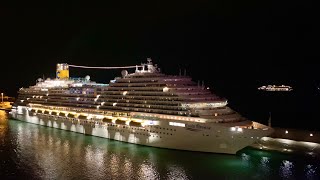 Costa Firenze Cruise Ship in Port of Civitavecchia [upl. by Johnsson]