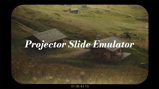 Projector Slide Emulator  Premiere Pro  4K [upl. by Aenotna]