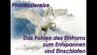 Traumreise  Phantasiereise für Kinder das Einhorn  Fohlen 🌌 zur Entspannung und zum Einschlafen [upl. by Gable463]