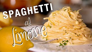 Spaghetti al Limone  Classic Lemon Pasta Recipe  The Pasta Queen [upl. by Onitselec]