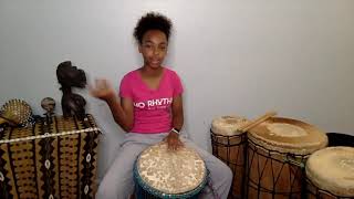 West African Djembe Workshop Beat your Drum for Cruinniú na nÓg by The Creative Ireland Programme [upl. by Atirac]