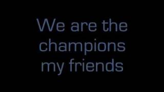 Queen  We Are The Champions lyrics [upl. by Ahseek]