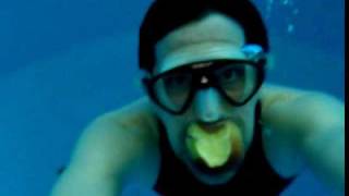 Freediving world record constant apple no fins [upl. by Burnard]