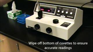 How To Use A Spectrophotometer [upl. by Nutsud]