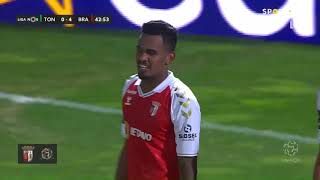 Goal  Golo Galeno Tondela 04 SC Braga Liga 2021 3 [upl. by Doug]