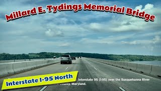 Millard E Tydings Memorial Bridge Maryland Northbound [upl. by Michaele]