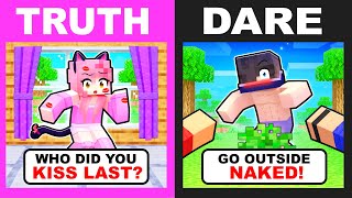 Minecraft but its TRUTH OR DARE CRUSH EDITION [upl. by Adiaroz]