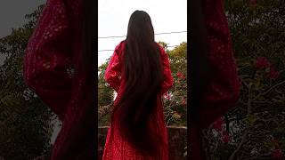 🦋Do you really love long hair😍haircare hairlength longhairgrowth longhair trending [upl. by Ecylahs]