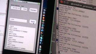 iOS TCP Example AsyncSocket [upl. by Letreece]