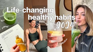 6x LifeChanging Healthy Habits in 2024  How to Build Motivation Consistency amp a Positive mindset [upl. by Airun]