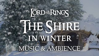 Lord of the Rings  Winter in the Shire Music amp Ambience with ASMRWeekly [upl. by Wilburn]