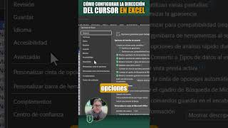 Cómo configurar la dirección del cursor en Excel 📊 [upl. by Lolita]