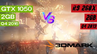 GTX 1050 2GB vs R7 260X 2GB  3DMark  1080p [upl. by Ul523]