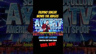 Filipino singer wows the judges VIRAL😱 [upl. by Meldoh]