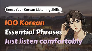 100 MustKnow Korean Sentences for Perfect Listening amp Speaking Practice😊 Learning Korean langauge [upl. by Ferdinand]