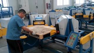 wood pallet corner cutting machine [upl. by Belsky]