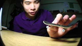 Front finger impossible trick tip  fingerboarding  by Gary Chin [upl. by Koball737]