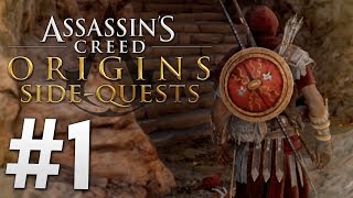 Assassins Creed Origins  Side QuestsOpen World  1 HDXbox One [upl. by Ellekcim507]