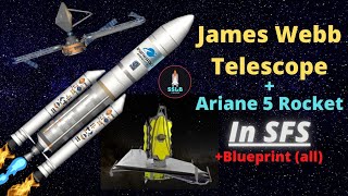 James Webb Space Telescope launch with Ariane 5 rocket in sfs sfs [upl. by Ssidnac]