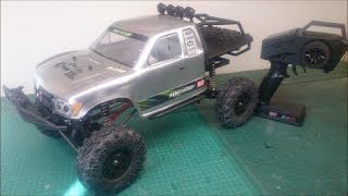 REMO HOBBY 1093ST 4WD RTR 110 SCALE TRAILTRUCK REVIEW [upl. by Eilitan]