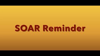 PBIS SOAR Reminders Tutorial [upl. by Melisenda]