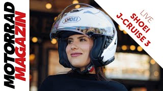 Komfort und Sicherheit auch als offener Helm – Shoei JCruise 3 [upl. by Eislek]